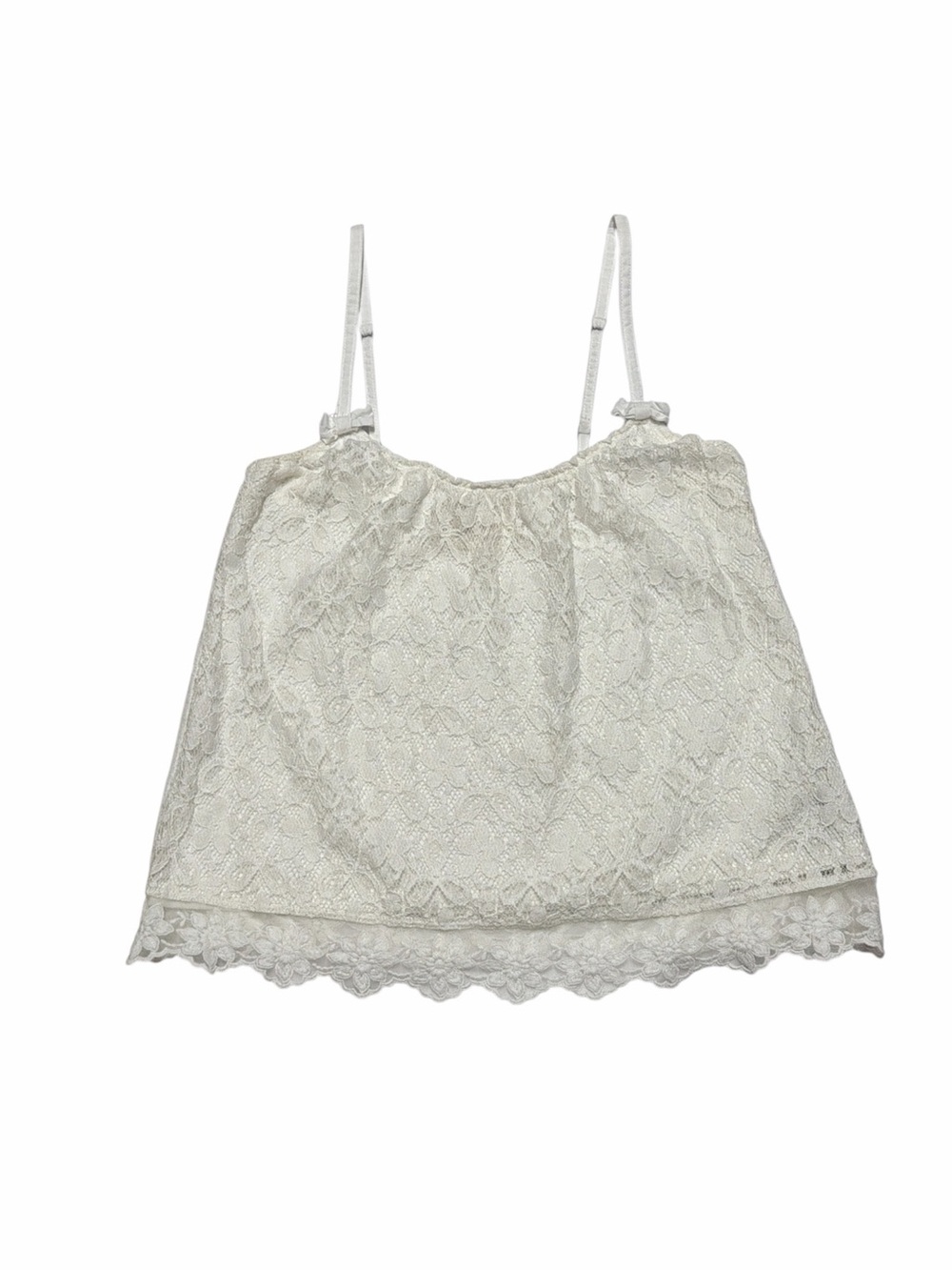 Hollister Camisole Women’s S White Lace Sleeveless Tank Top Casual Shirt Blouse